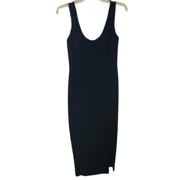 Nicole Miller Dresses & Skirts - Vintage Nicole Miller Black Cocktail Pencil Fitted Midi Dress Sleeveless 2 USA